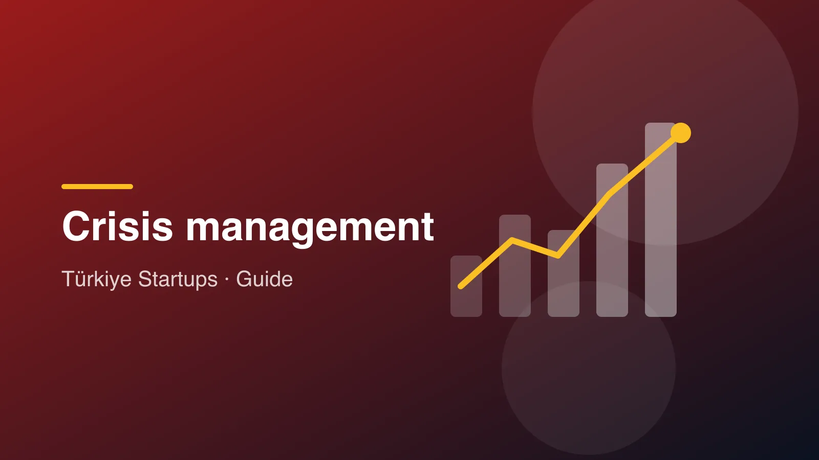 Cover illustration: Crisis management in startups: preparing for cash, customer, team and reputation crises