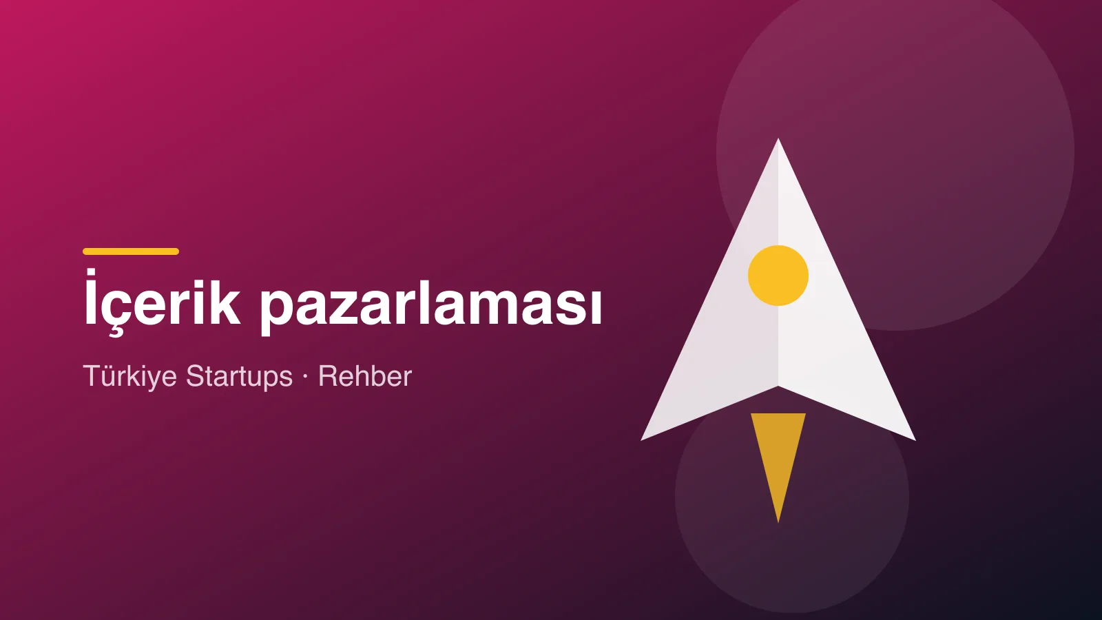 İçerik pazarlaması stratejisi: girişimler için adım adım plan rehberi için kapak görseli