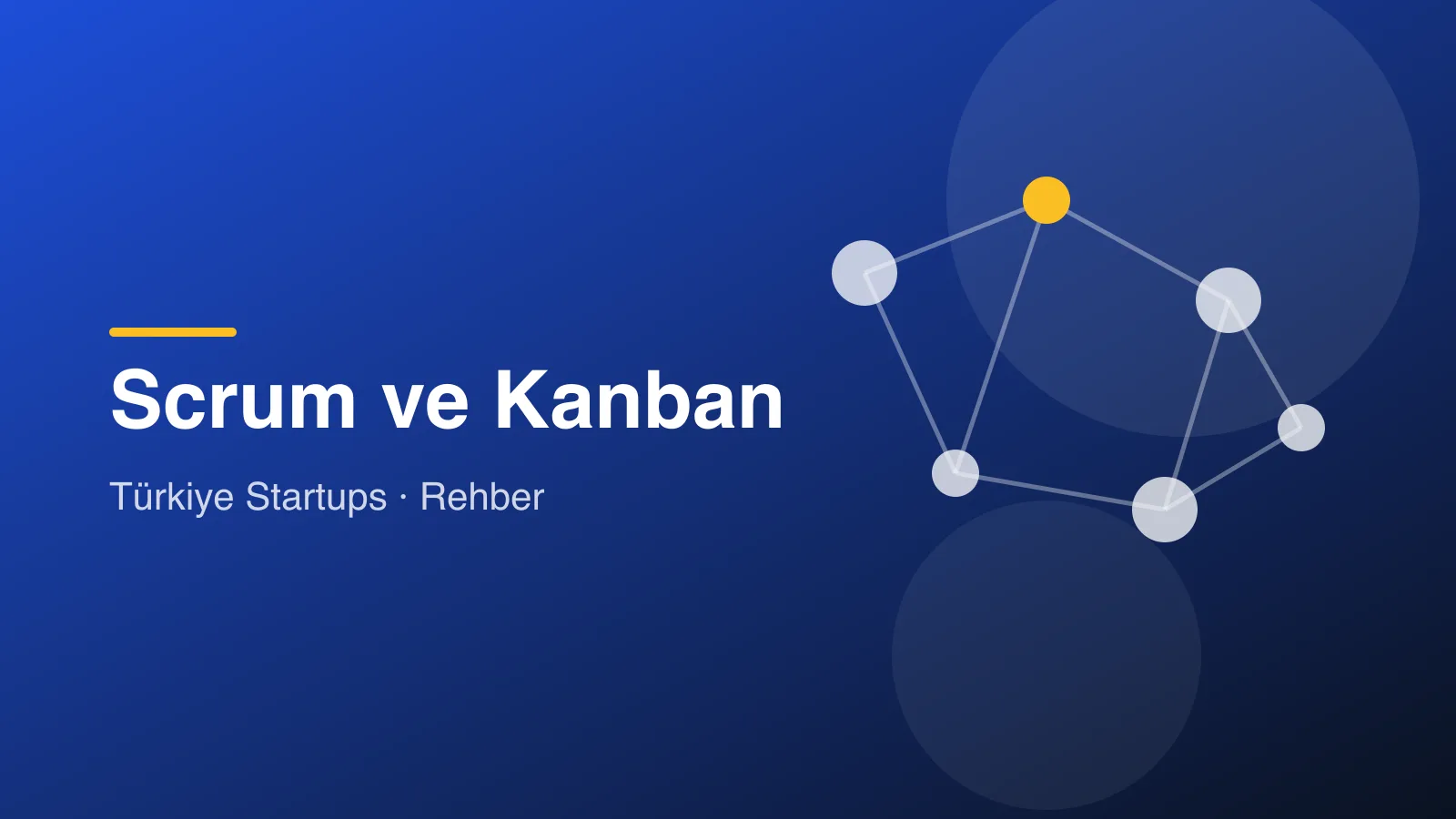 Cover illustration: Scrum and Kanban: agile methods for startups